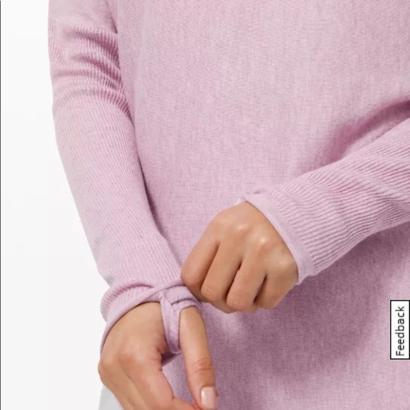 Lululemon Take It All In Sweater Heathered Pink Taupe, 6 - Picture 2 of 5